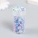 Decor "Purple-blue-blue" d = 6 mm 10 g 200 pcs 5x2.5 cm