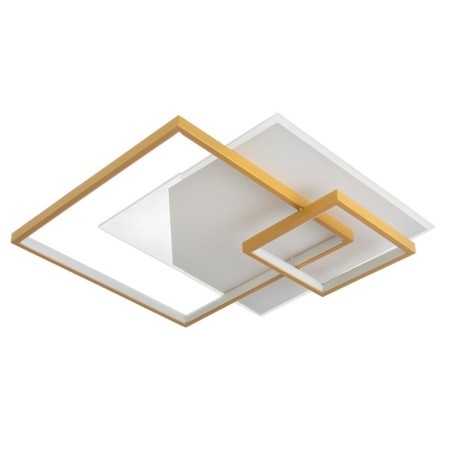 Lumber "Valoni" LED 70W 4000K with a white-gold 50.5x50.5x8 cm Bayerlux-5