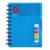 Notepad on the crest A6, 100 sheets, line, plastic cover, with dividers, classic, mix