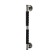 Bath handrail with anti -slip rubber lining Ken L, chrome