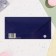 Money envelope "Happy Birthday!" embossing, blue background, 17x8 cm