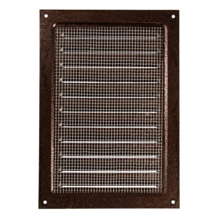 Ventilation grate Zein luxury RM1724M, 170x240 mm, with a grid, metal, copper antique-5