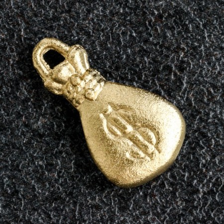 Souvenir wallet "Money bag", tin, 1.1x0.9x0.3 cm-2