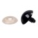 Rifle eyes with plugs, set of 10 pcs., Size 1 pc. - 2 cm, black color