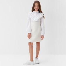 Юбка для девочки, MINAKU :Party Dress, цвет белый, рост 146 см