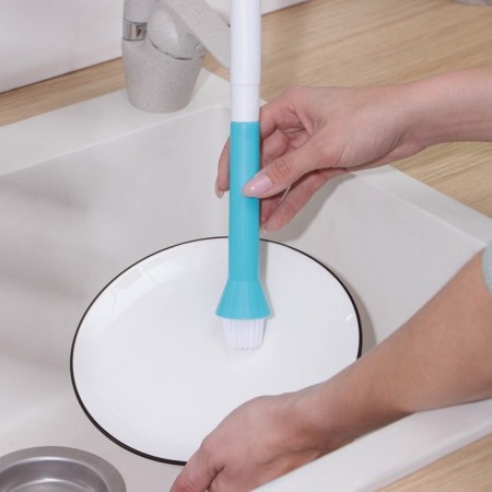 Brush - nozzle for a kitchen valve, holes diameter 2.5 cm, length 32 cm, brush length 2.5 cm-2