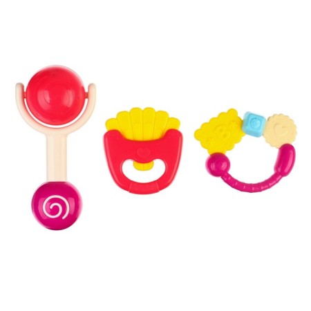A set of rattles "Sweets", 3 pcs., Baby me-1