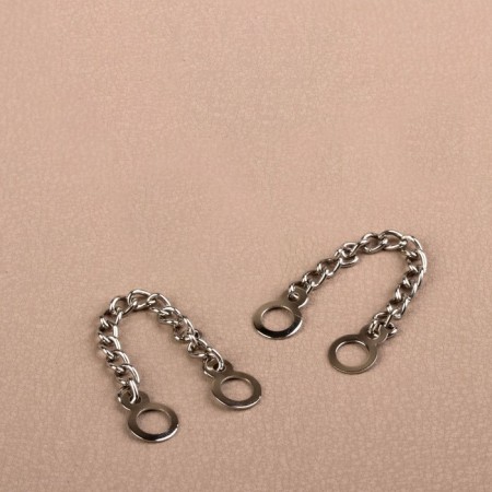 Clothing chain, 0.9 × 10 cm, 2 pcs, silver color-1