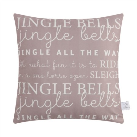 Jingle Bells pillow cover, 40*40 cm, 100 p/e, velor
