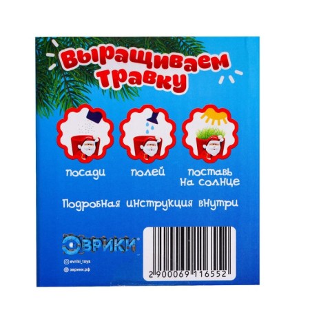 Set for experiments "Grow grass: Santa Claus"-7