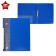 Folder on 2 rings A4, Calligrata, 25 mm, 700 μm, internal and end pocket, blue