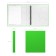 Folder on 4 rings A4, Erichkrause Neon, 35 mm, 1750 microns, laminated, solid cover, green