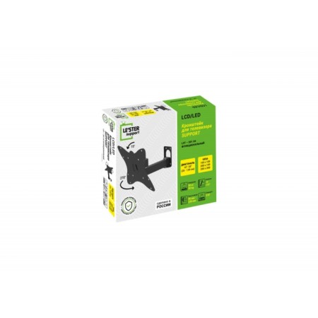 LE’SER LST-201.4 bracket for TV, inclined-horned, 10-55 ", 95-236 mm from the wall, black-2