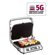 Electric Grill Pioneer GR1010E, 2100 W, anti -stick coating, silver