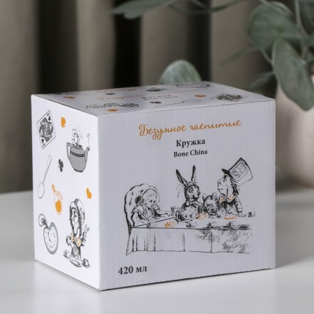Mug "Crazy tea party", 420 ml, mix-6