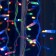 Garland "Curtain" 2 x 1.5 m, IP65, UMS, white thread rubber, 360 LED, glow of multi, 220 V