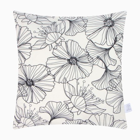 A set of decorative pillowcases "Blossom" - 4 pcs, 40x40 cm, velor-6