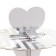 Sigzagi cake stand, silver