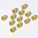 Set of candles in the sleeve "Circle", 12 pcs, metallic, gold