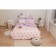 Bed linen "Ethel" euro Violet Love 200*217 cm, 240*220 cm, 70*70 cm - 2 pcs