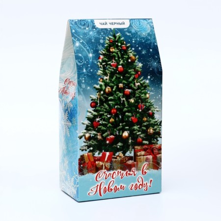 New Year. Black tea "New Year tree", 50 g-1
