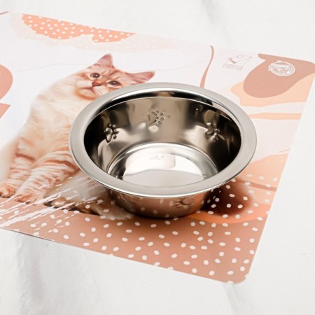 Cat’s Love rug for a bowl, 43x28 ​​cm-4
