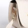Bag Women's saddle on the shoulder, lightning department, 21x16.5x6.5 cm, white color