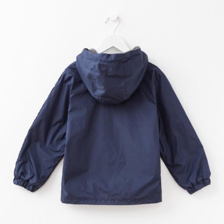 Vetrovka nursery, dark blue color, height 128-134 cm-6