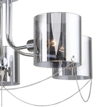 Ceiling lamp 5x40W E14, size 58x58x39 cm-2