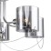 Ceiling lamp 5x40W E14, size 58x58x39 cm