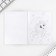Set of notebook A6, 32 sheets, stickers, magnetic bookmarks "Cute kitten"