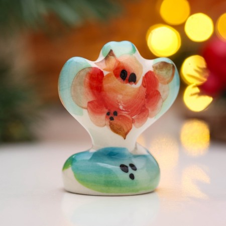 New Year. Souvenir "Gosha middle" 6 × 4.5 cm, gzhel, color-2