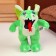 Soft toy "Dragon", in full height, 21 cm, green color
