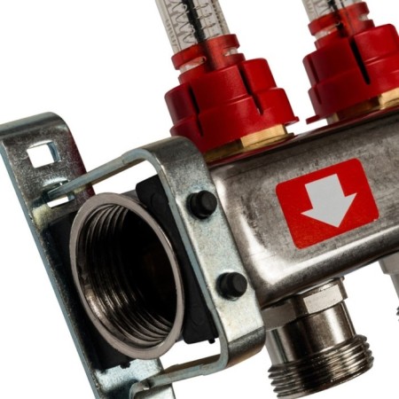 Collector Group Stout SMS-0927-000008, with consumables, valve, 8 outputs, stainless steel. steel-1