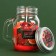 New Year's candle in a jar with a handle of "spice", cinnamon