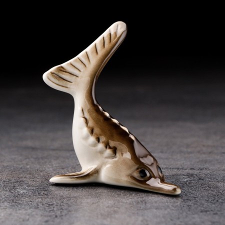 Souvenir "Bester with a raised tail", handmade, porcelain