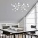 Suspended chandelier Mantra Adn, Led, 5500lm, 3000k, 350 mm, matte white color