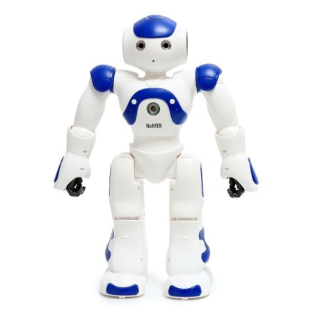 Robot Radio -controlled "Hunter", smoke, light, sound, with a battery, color mix-4