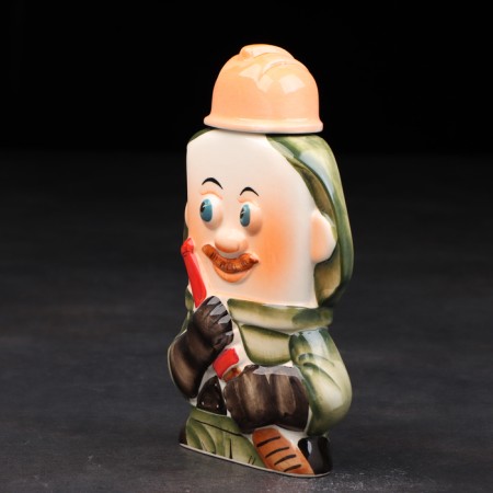 Porcelain sample "Fireman", 0.4 l, in the package of the book-4