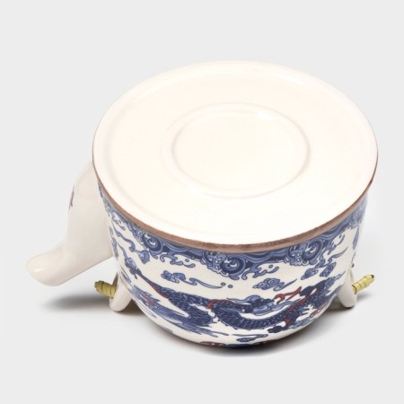 Hot teapot "Blue Dragon", 900 ml, with metal sieve-4