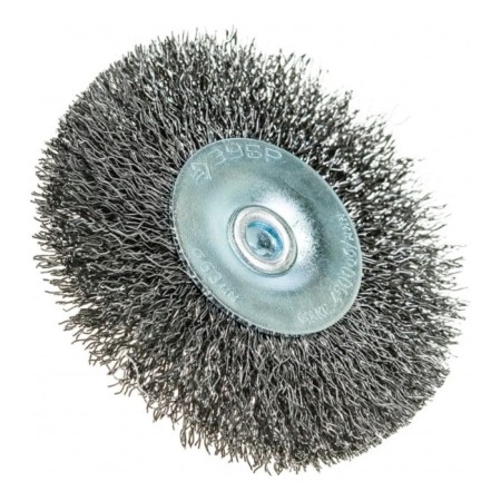 Brush for a bison drill 35198-063_z02, disk, twisted, steel, 0.3 mm, 63 mm