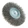 Brush for a bison drill 35198-063_z02, disk, twisted, steel, 0.3 mm, 63 mm