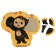 Puzzle in the frame "Cheburashka"