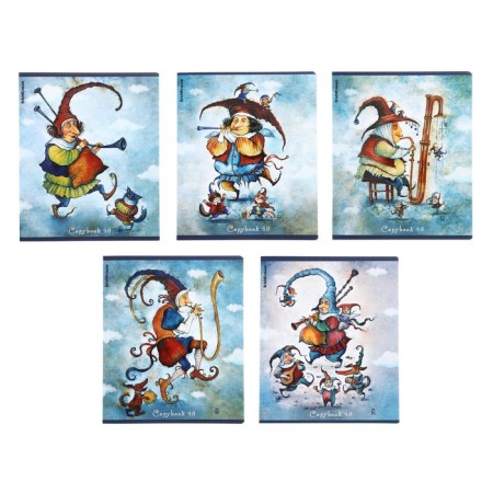 Notebook of 48 sheets in the Erichkrause Ceal "Musicians", matte lamination, OFSET BOCom 100%, mix