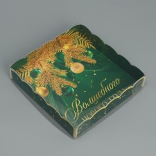 Box for confectionery with PVC lid of the 