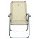 Folding chair, 55 x 54 x 88 cm, up to 120 kg, beige color