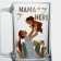 Glass mug "Fitness. Mom ", 320 ml