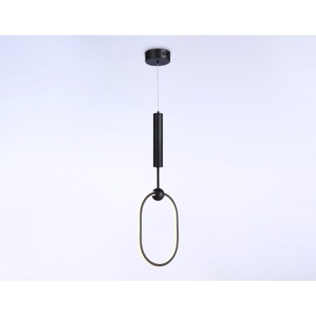 LED LED suspension with a remote control Ambrella Light, Line, FL10577, LED, 56 W, 4200LUM, 3000-6400K, black color black-1