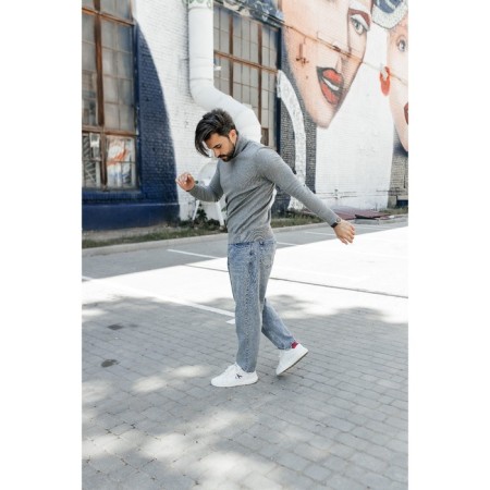 Jumper male ise, size 58, color gray color-5
