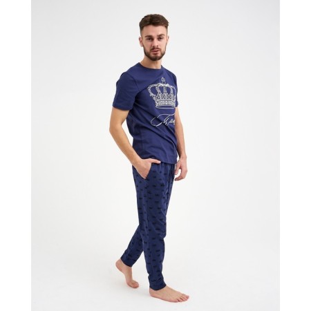 Pajama men's (T -shirt and trousers) KAFTAN "Crown" R.56-2